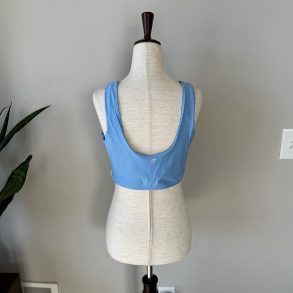 Fabletics Sports Bra Bundle - Blue and Yellow Cross and Reversible Scoop Neck - Picture 2 of 12